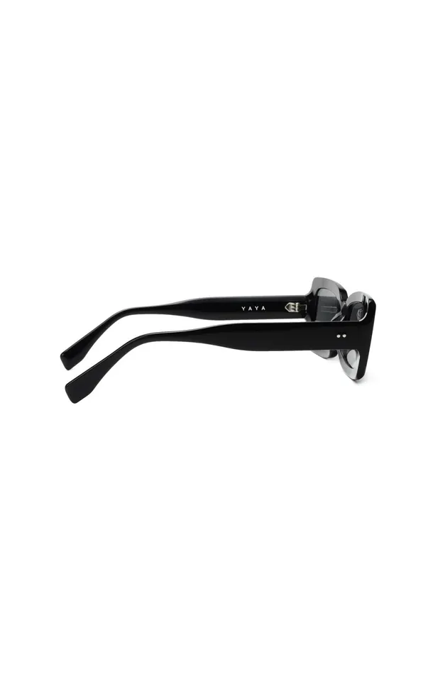 Lucy Sunglasses Square Shaped In Black Black Women YAYA Sunglasses Lucy Sunglasses Square Shaped In Black Black Women YAYA Sunglasses