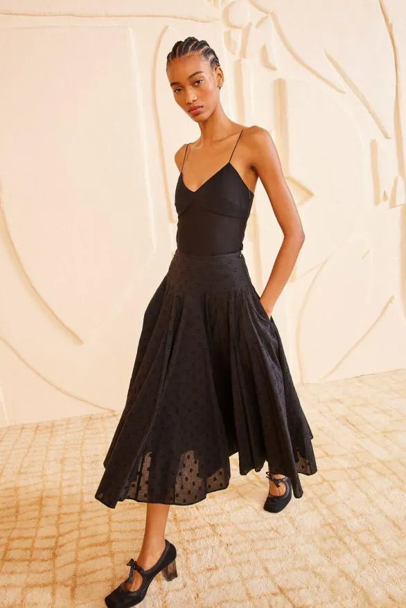 Luisa Skirt Noir Women Ulla Johnson Skirts And Shorts Luisa Skirt Noir Women Ulla Johnson Skirts And Shorts