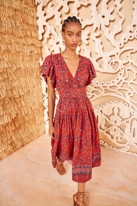 Lyria Dress Poppy Women Ulla Johnson Dresses