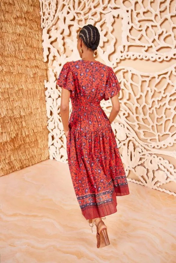 Lyria Dress Poppy Women Ulla Johnson Dresses Lyria Dress Poppy Women Ulla Johnson Dresses