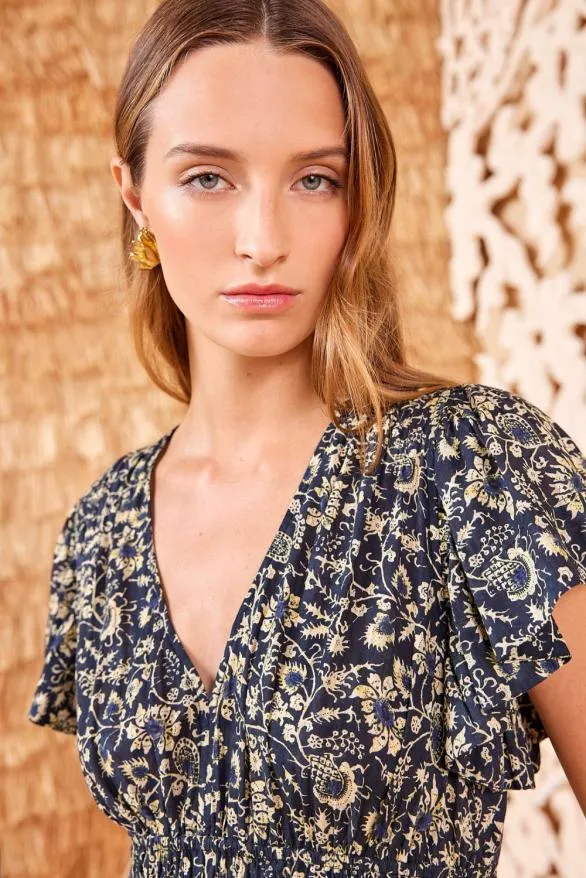 Lyria Dress Raven Women Ulla Johnson Dresses Lyria Dress Raven Women Ulla Johnson Dresses