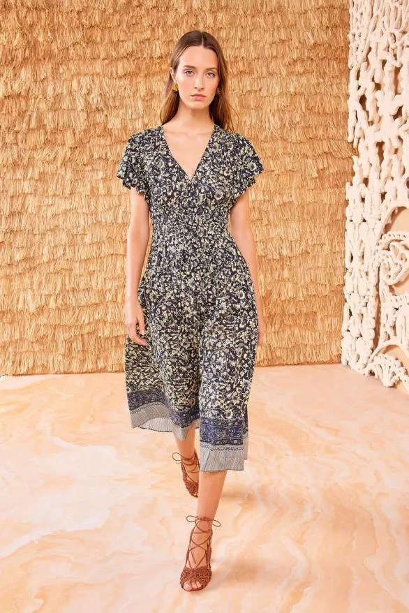 Lyria Dress Raven Women Ulla Johnson Dresses Lyria Dress Raven Women Ulla Johnson Dresses