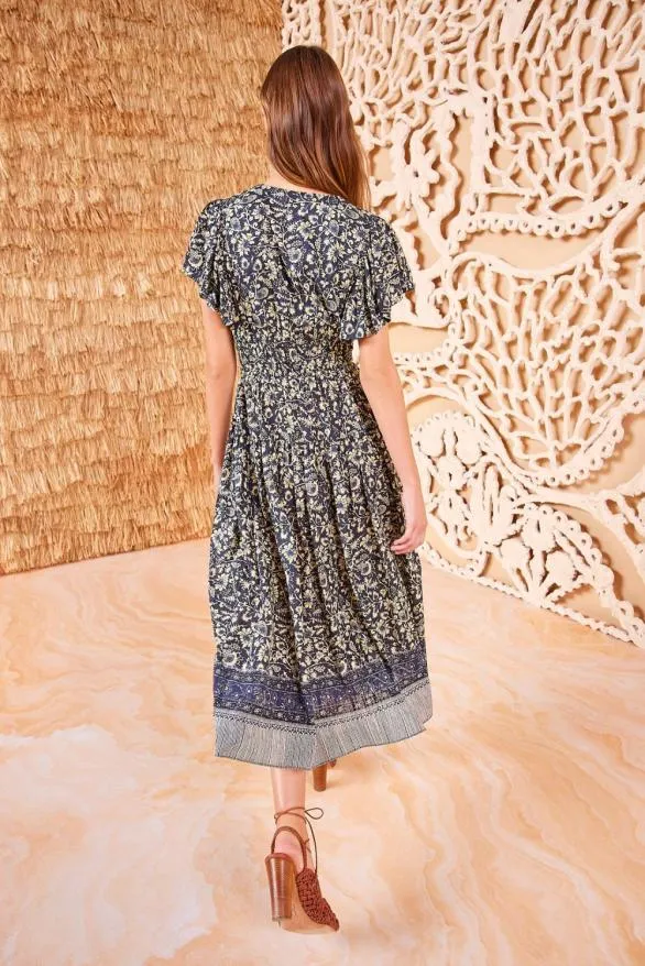 Lyria Dress Raven Women Ulla Johnson Dresses Lyria Dress Raven Women Ulla Johnson Dresses