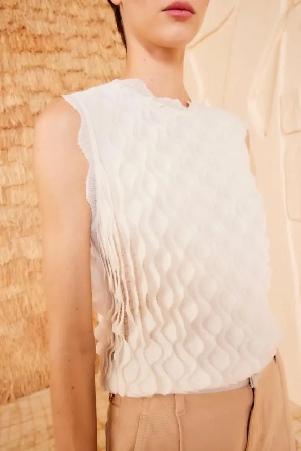 Maelys Top Pristine Women Ulla Johnson Knits Maelys Top Pristine Women Ulla Johnson Knits