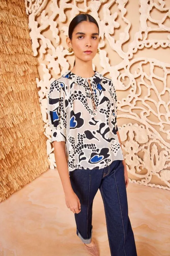 Marcella Top Porcelain Women Ulla Johnson Tops