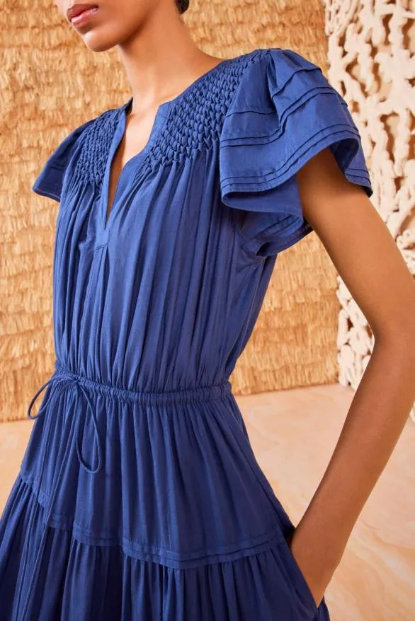 Marika Dress Midnight Women Ulla Johnson Dresses Marika Dress Midnight Women Ulla Johnson Dresses