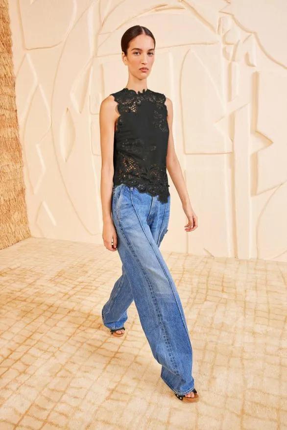Marlis Top Noir Women Ulla Johnson Tops