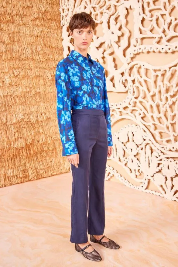 Marte Pant Sapphire Women Ulla Johnson Pants And Jumpsuits Marte Pant Sapphire Women Ulla Johnson Pants And Jumpsuits