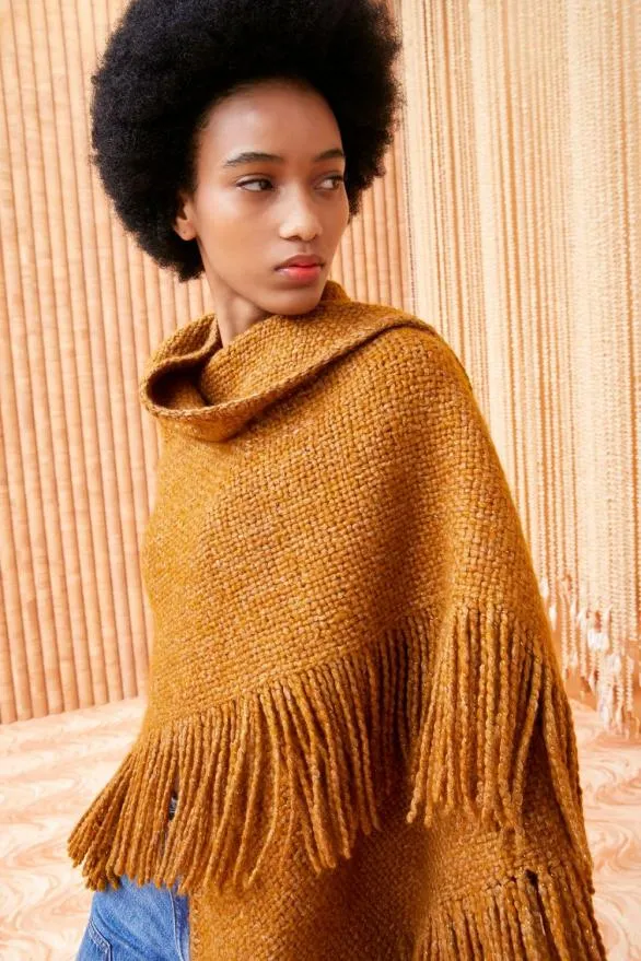 Martina Shawl Bronze Women Ulla Johnson Knits