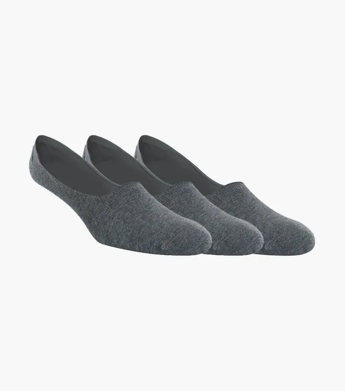 Men 3Pack Hidden Socks No Show Socks Gray Florsheim Socks