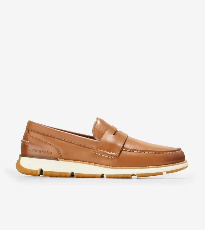 Men 4ZEROslashGRAND Loafer British Tanivory Cole Haan Loafers and Drivers