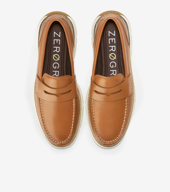 Men 4ZEROslashGRAND Loafer British Tanivory Cole Haan Loafers and Drivers
