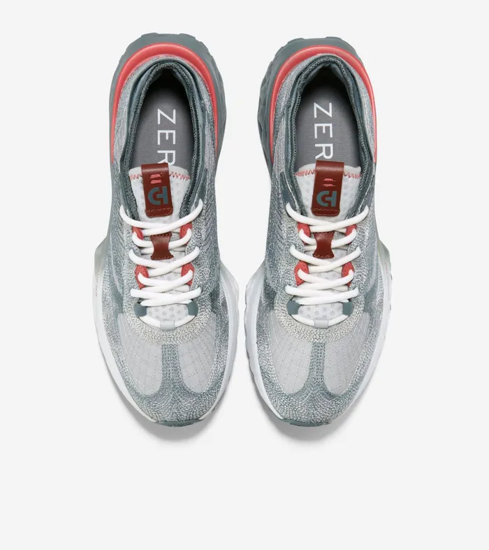 Men 5ZEROslashGRAND Embrostitch Running Shoes Storm Graymineral Redoptic White Cole Haan Sneakers