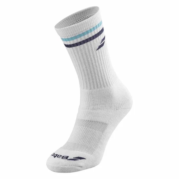 Men Accessories Babolat Team Single Socks Men Whiteblue