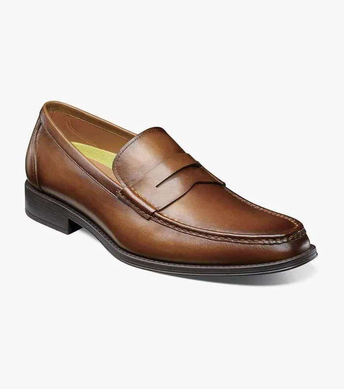 Men Amelio Moc Toe Penny Loafer Cognac Florsheim Florsheim Comfortech