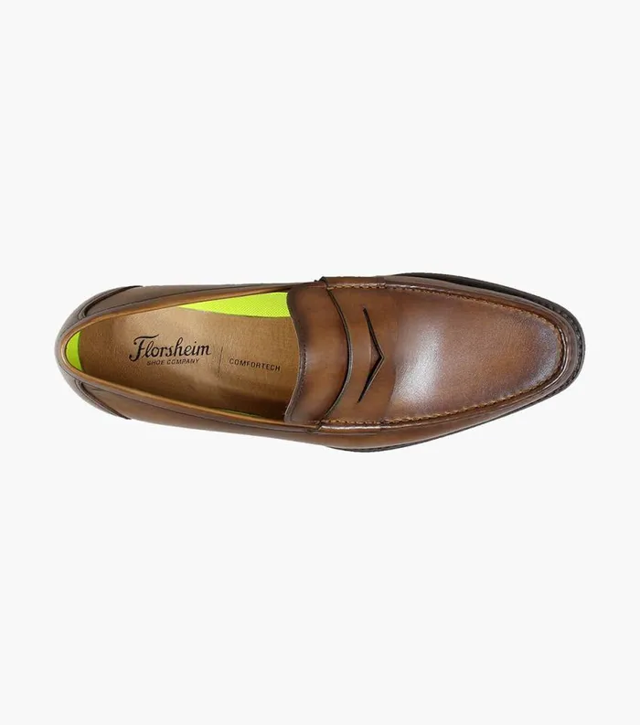 Men Amelio Moc Toe Penny Loafer Cognac Florsheim Florsheim Comfortech