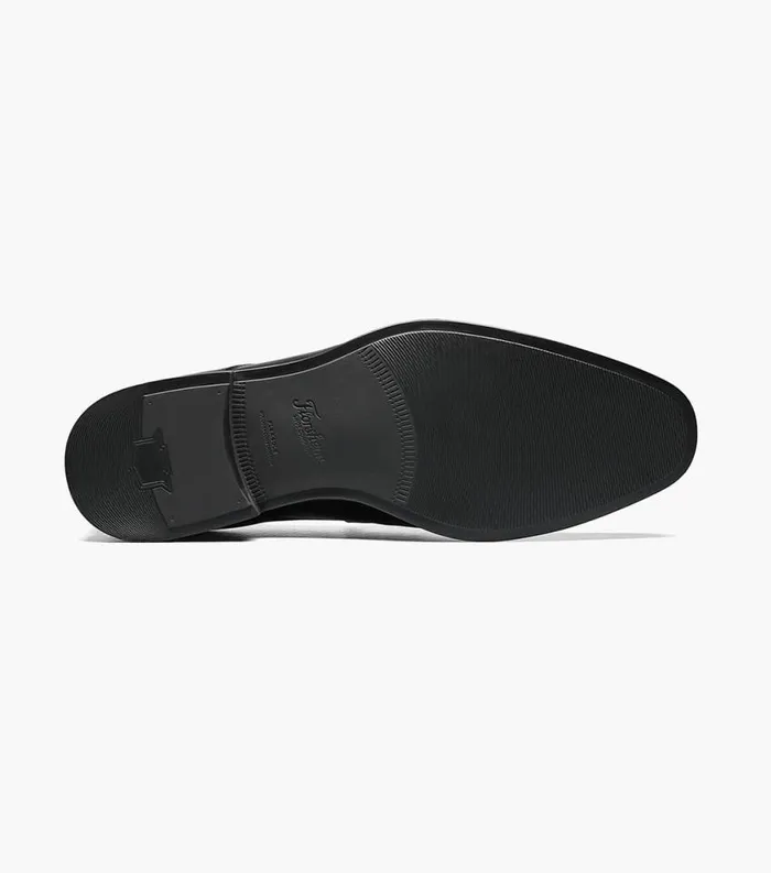 Men Amelio Moc Toe Tassel Slip On Black Florsheim Florsheim Comfortech
