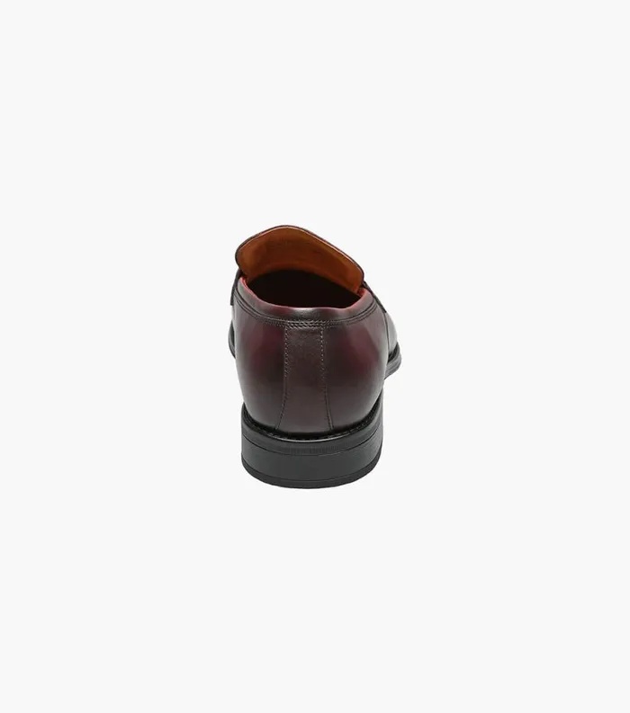 Men Amelio Moc Toe Tassel Slip On Burgundy Florsheim Florsheim Comfortech