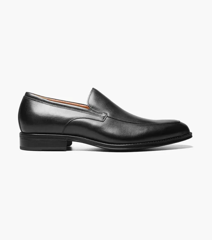 Men Amelio Moc Toe Venetian Slip On Black Florsheim Florsheim Comfortech