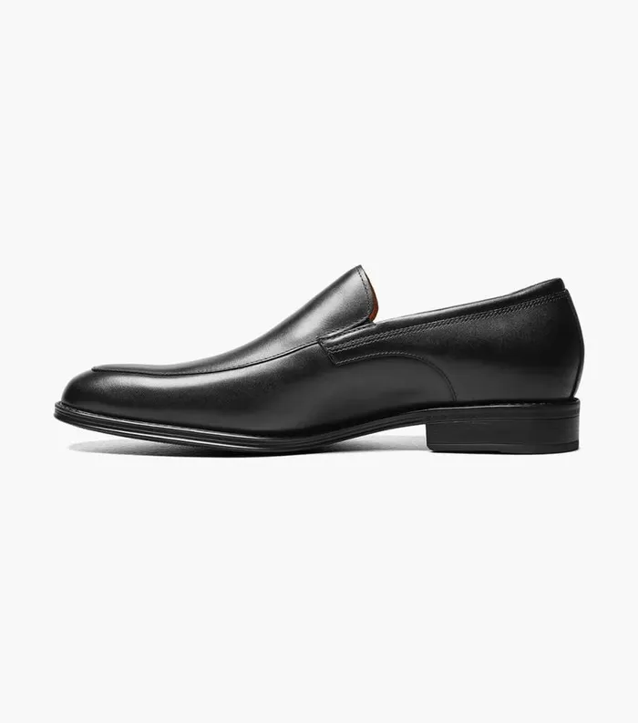 Men Amelio Moc Toe Venetian Slip On Black Florsheim Florsheim Comfortech