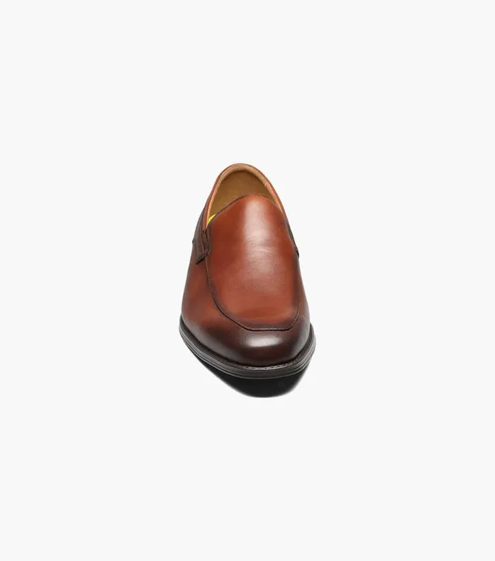 Men Amelio Moc Toe Venetian Slip On Cognac Florsheim Florsheim Comfortech