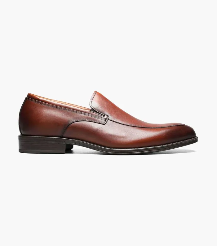 Men Amelio Moc Toe Venetian Slip On Cognac Florsheim Florsheim Comfortech