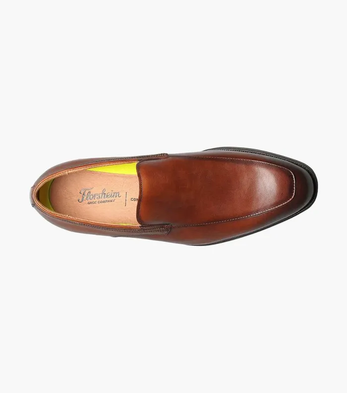 Men Amelio Moc Toe Venetian Slip On Cognac Florsheim Florsheim Comfortech