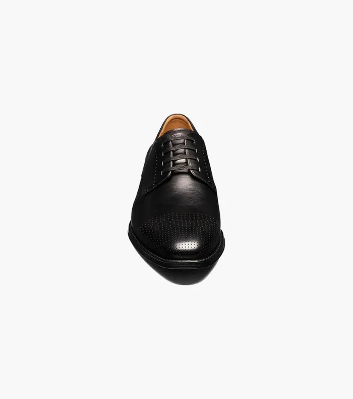 Men Amelio Perf Cap Toe Oxford Black Florsheim Dress Shoes