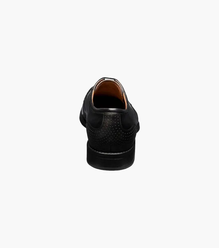 Men Amelio Perf Cap Toe Oxford Black Florsheim Dress Shoes