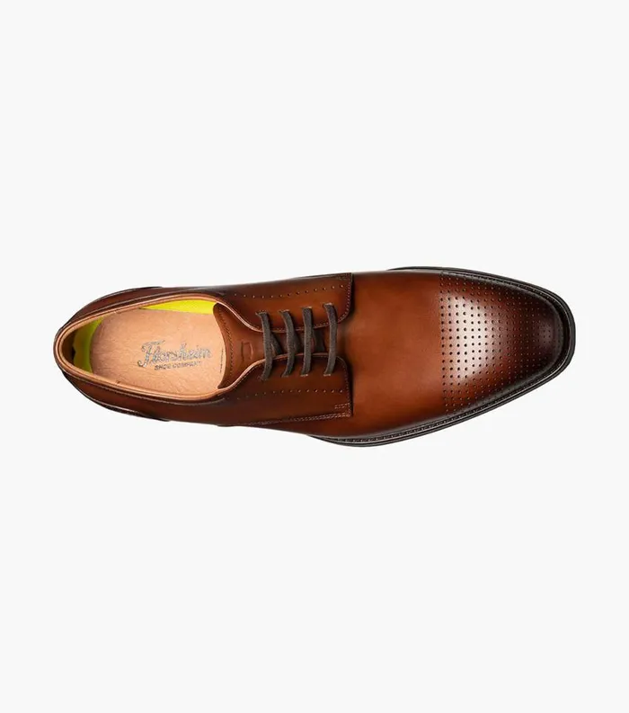 Men Amelio Perf Cap Toe Oxford Cognac Florsheim Dress Shoes