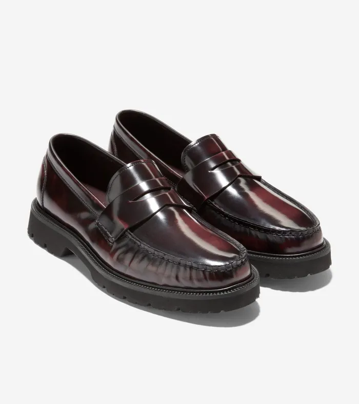 Men American Classics Penny Loafer Deep Burgundyblack Cole Haan Loafers and Drivers
