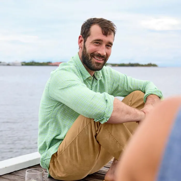 Men Angler Chinos Khaki Orvis Pants