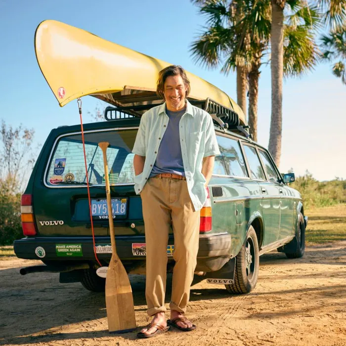 Men Angler Chinos Khaki Orvis Pants