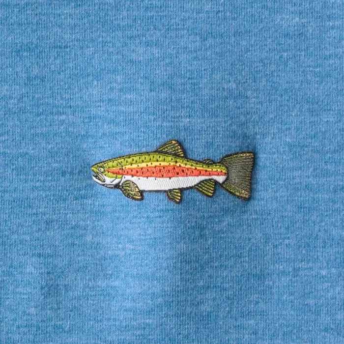 Men Anglerrsquos Performance Polo Lake Blue Orvis Shirts