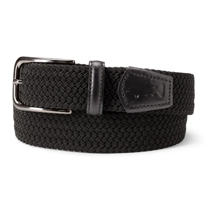 Men Anglers Stretch Cord Belt Black Orvis Belts