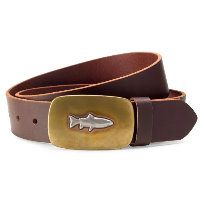 Men Artisan Trout Belt Brown Orvis Belts