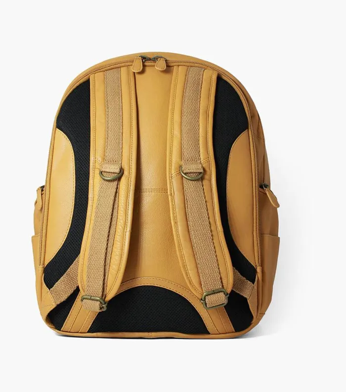 Men Baptiste Leather Backpack Tan Florsheim Bags
