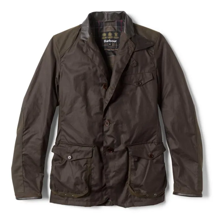 Men Barbourreg Beacon Sports Jacket Olive Orvis Jackets