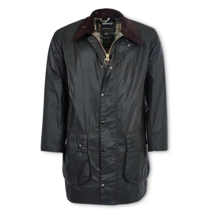 Men Barbourreg Border Wax Jacket Sage Orvis Jackets