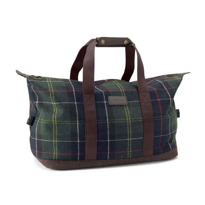 Men Barbourreg Cree Tartan Holdall Bag Classic Orvis Packs and Bags