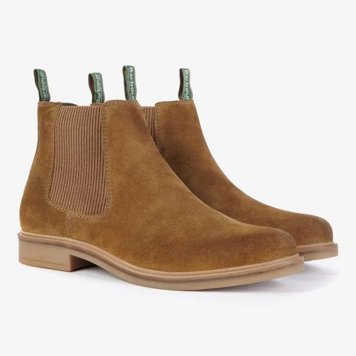Men Barbourreg Farsley Chelsea Boots Khaki Orvis Boots