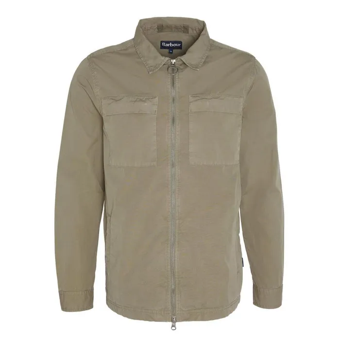 Men Barbourreg Glendale Overshirt Dusty Green Orvis Shirts