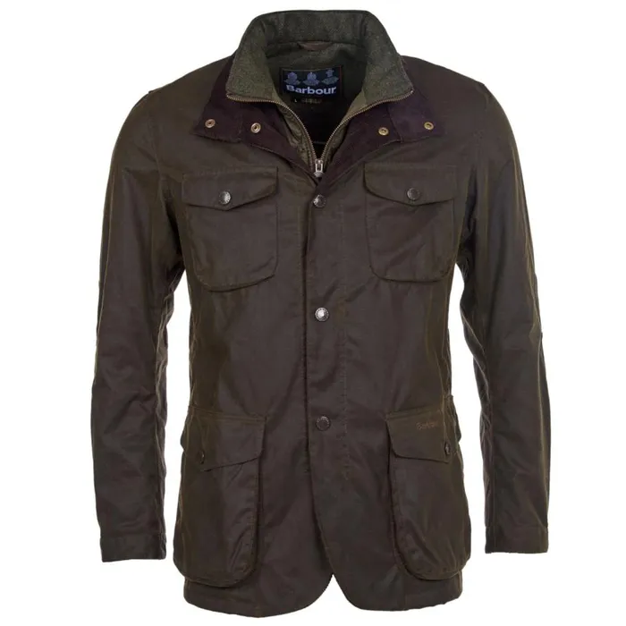 Men Barbourreg Ogston Wax Jacket Olive Orvis Jackets