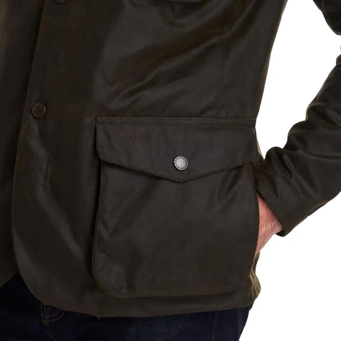 Men Barbourreg Ogston Wax Jacket Olive Orvis Jackets
