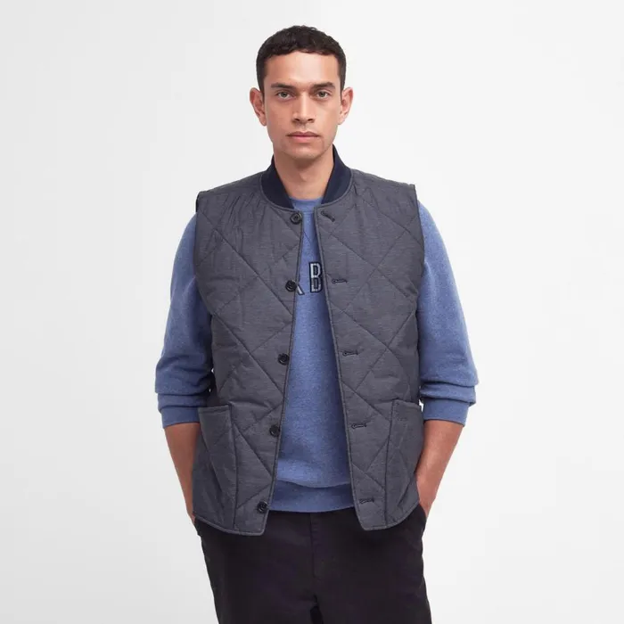 Men Barbourreg Tarn Liddesdale Gilet Navy Orvis Jackets