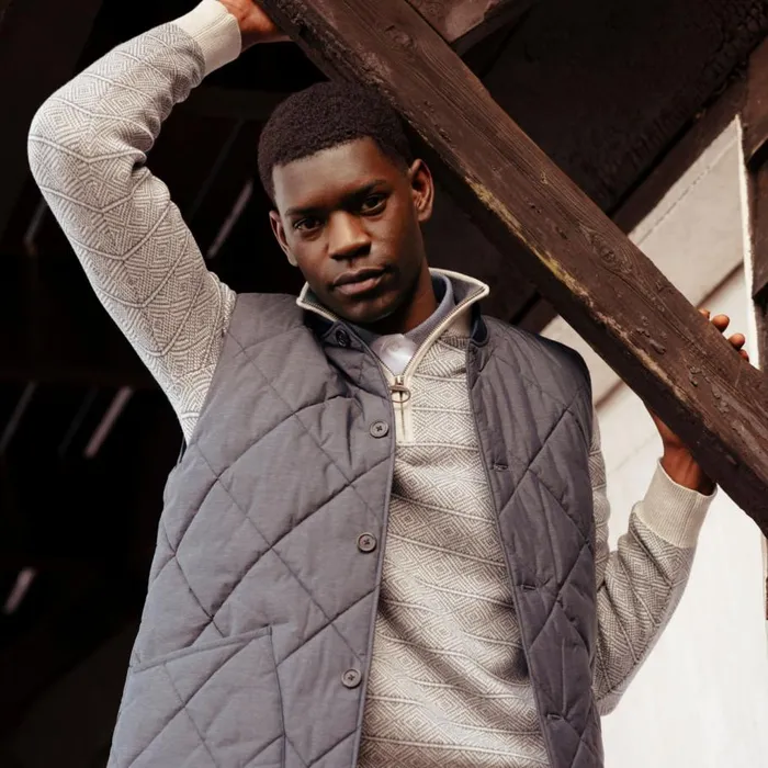 Men Barbourreg Tarn Liddesdale Gilet Navy Orvis Jackets