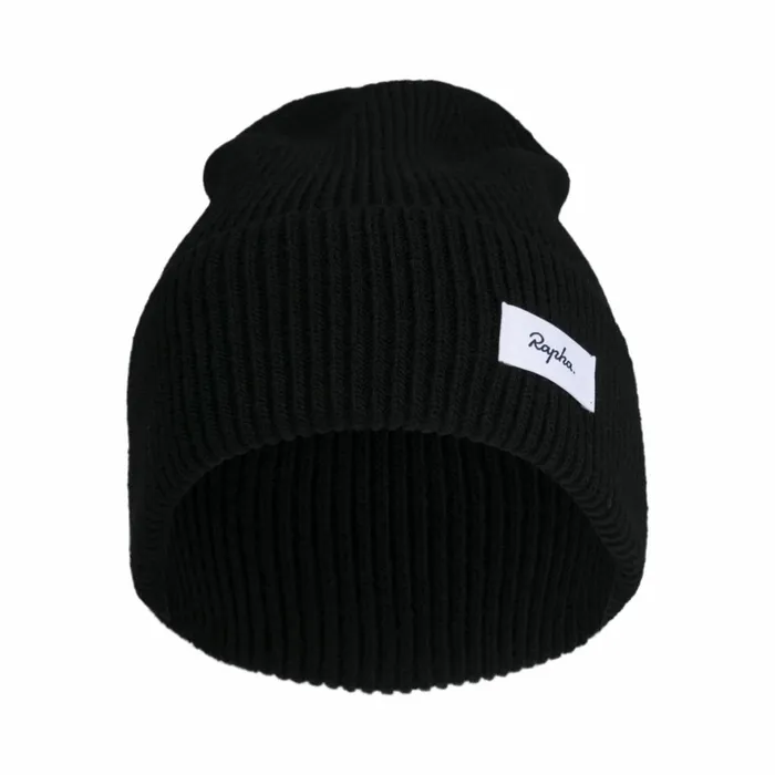 Men Beanie Black Whitestone Basic White Rapha Hats Gloves and Accessories