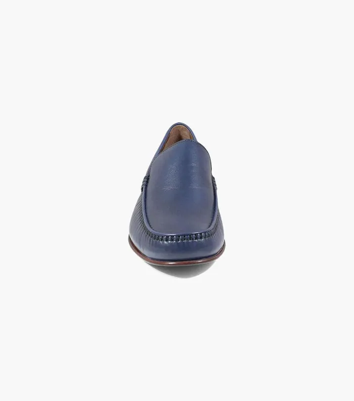 Men Beaufort Moc Toe Venetian Loafer Navy Florsheim Dress Shoes