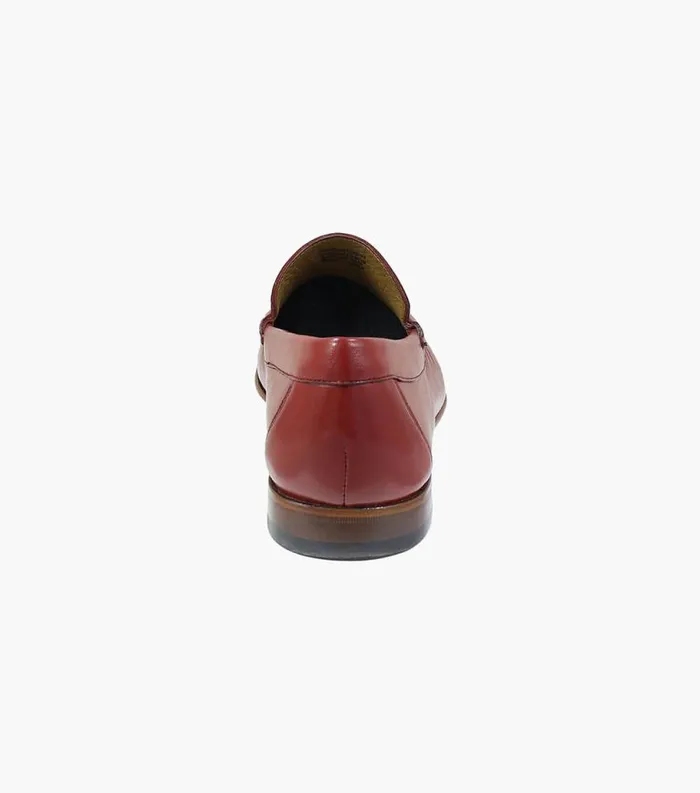 Men Beaufort Moc Toe Venetian Loafer Red Florsheim Dress Shoes