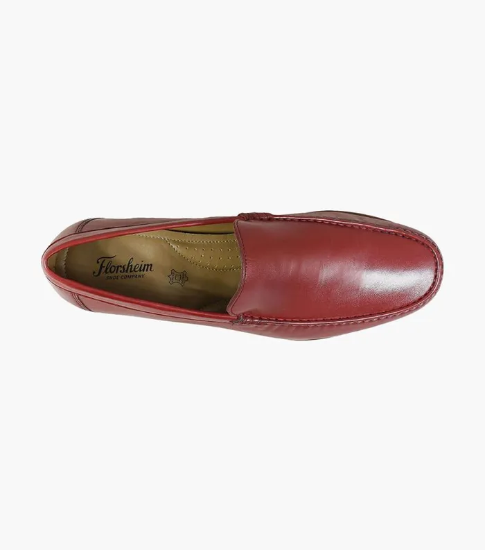 Men Beaufort Moc Toe Venetian Loafer Red Florsheim Dress Shoes